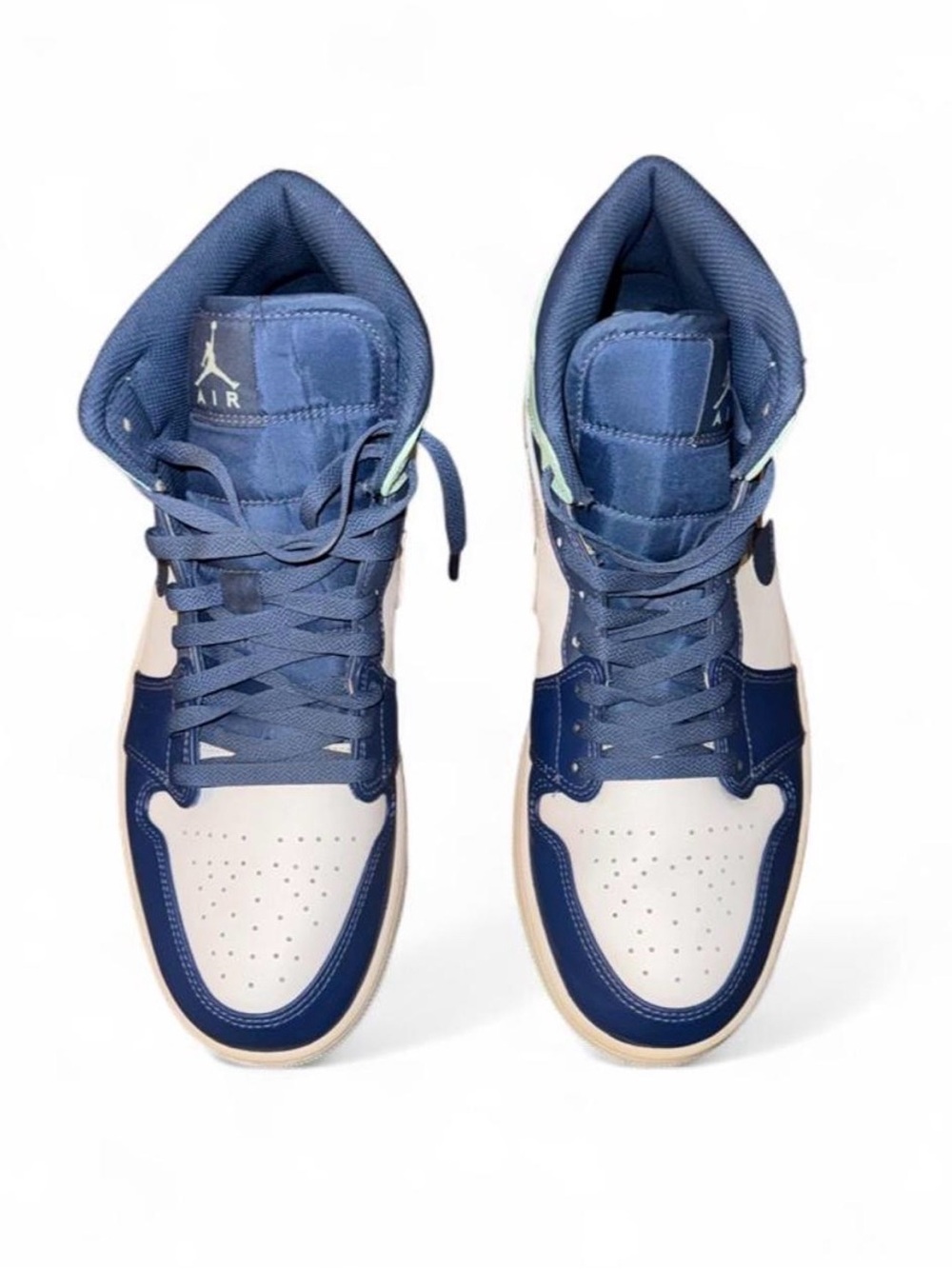 Jordan Men’s High-Top Sneakers - Blue/White
